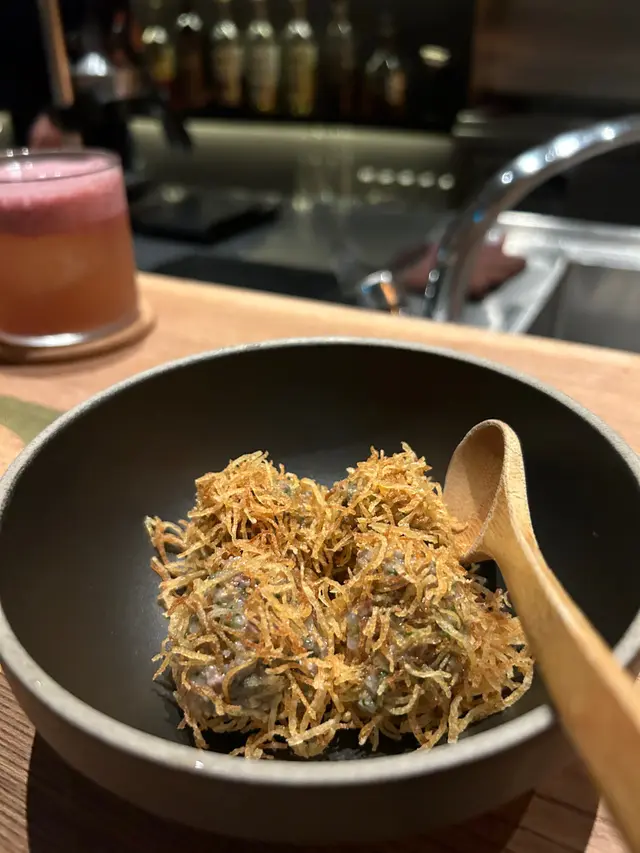 Sardine Tartare, Crispy Potato