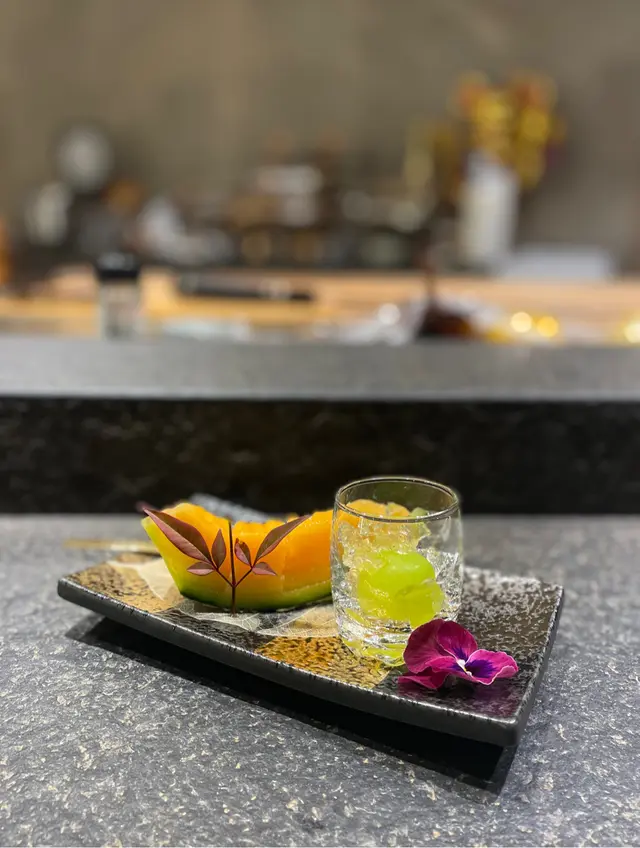 白酒啫喱提子赤肉蜜瓜