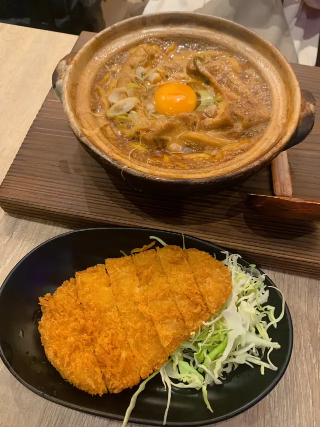 吉列豬扒煮烏冬