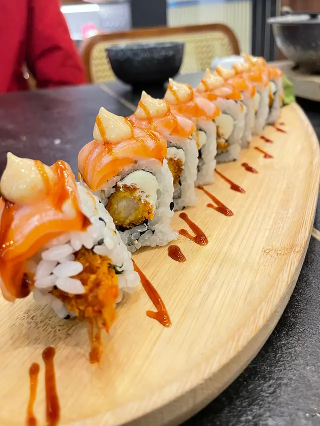 三文魚芝士炸蝦卷