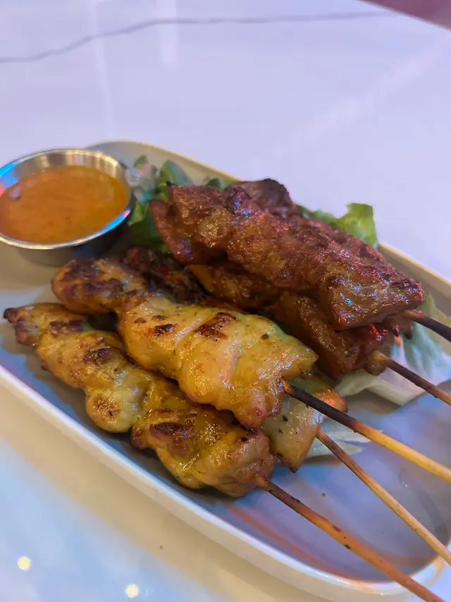 沙嗲串燒(豬、雞)