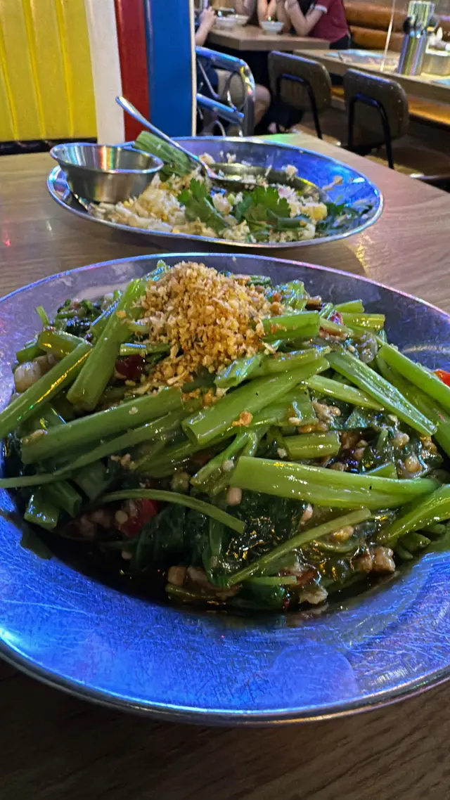 馬拉盞肉碎炒通菜