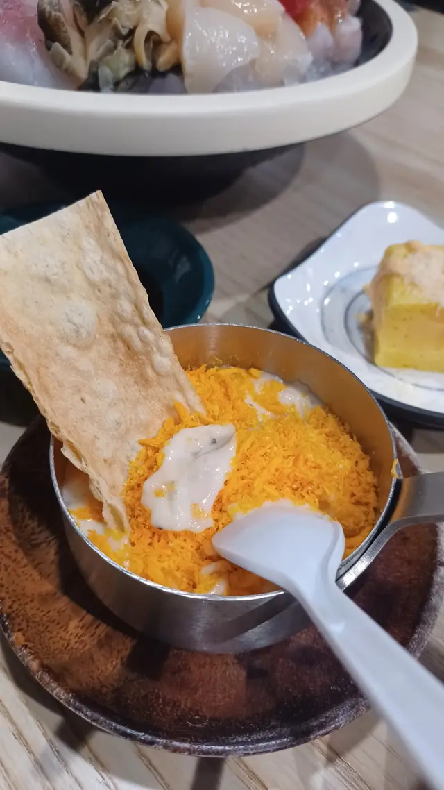 口感綿綿味道像西式忌廉蟹肉