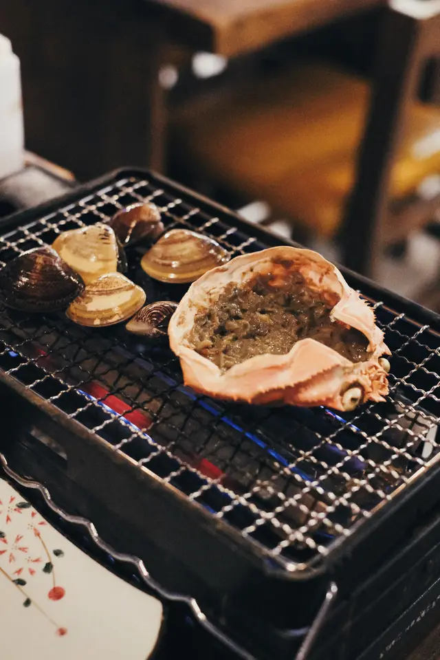 蟹味噌甲羅燒
