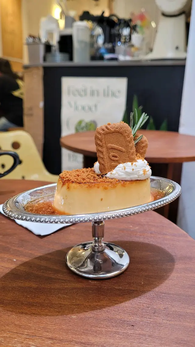 忌廉芝士焦糖餅乾布甸