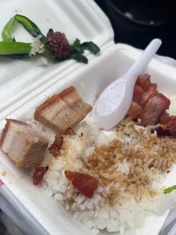 外賣雙拼燒味飯