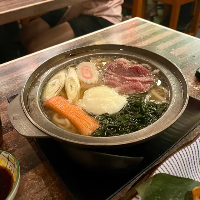 日式黑毛和牛鍋燒烏冬