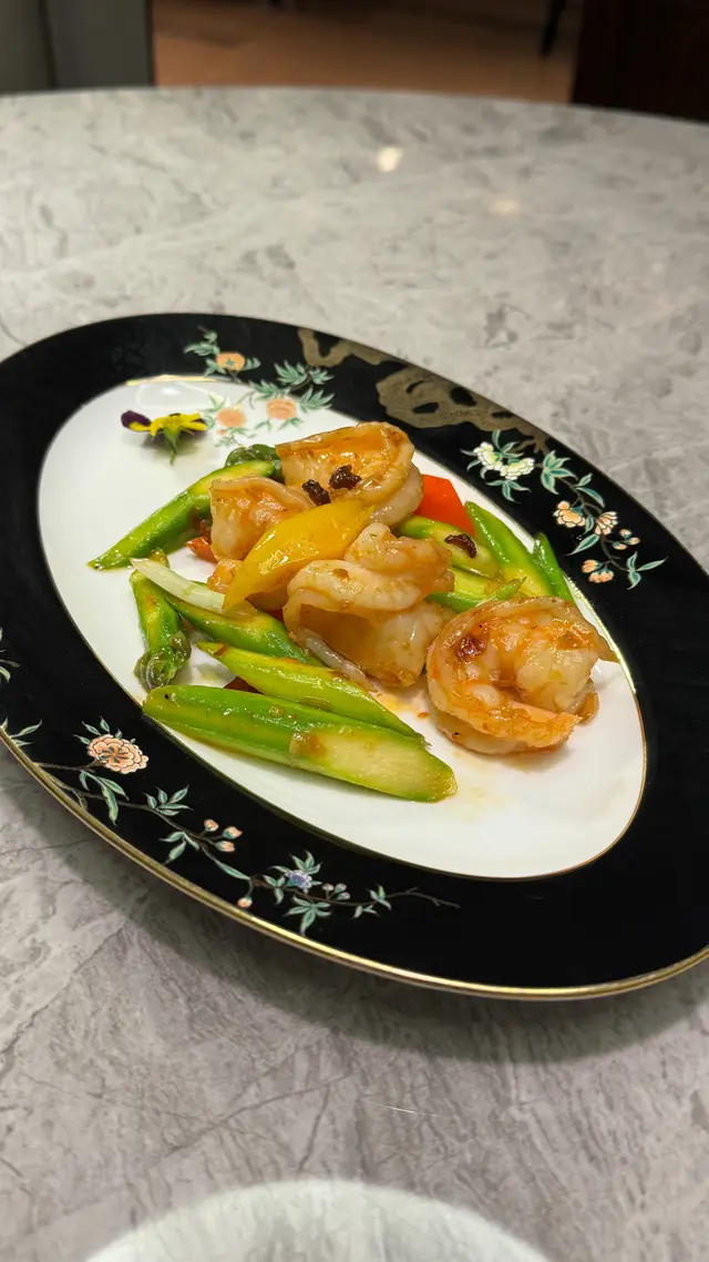 XO醬蘆筍炒蝦球