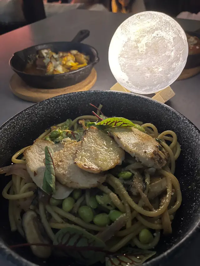 Japanese Yuzu Pepper Chicken Pasta