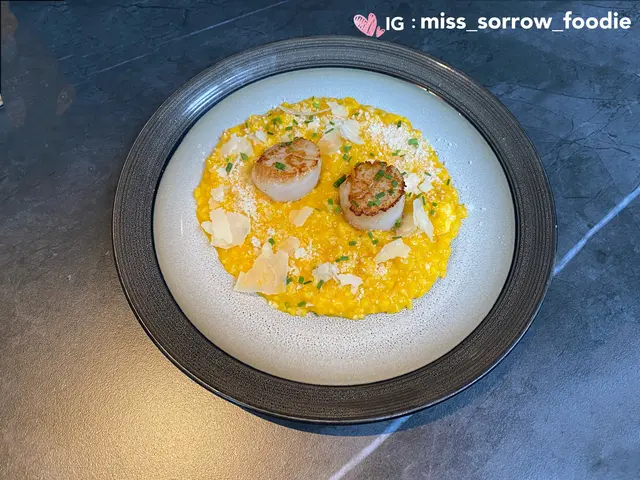 香煎北海道帶子配南瓜忌廉意大利飯