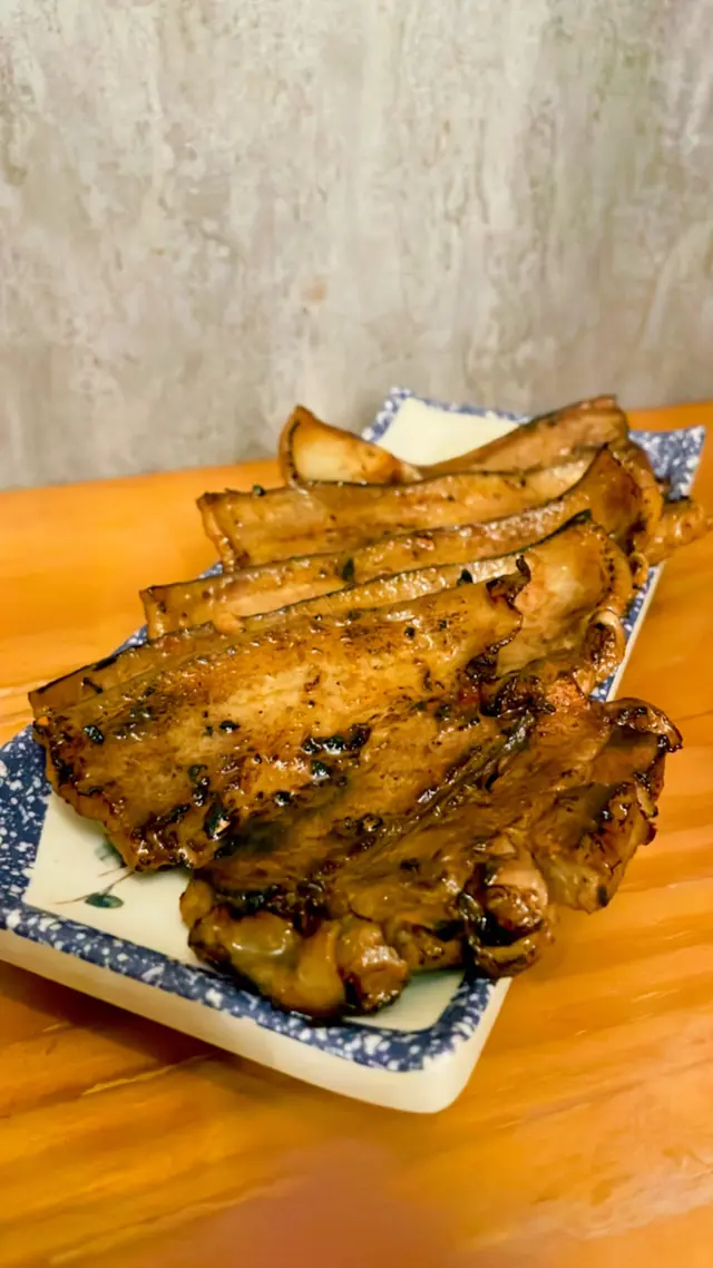 焦香薄切五花腩