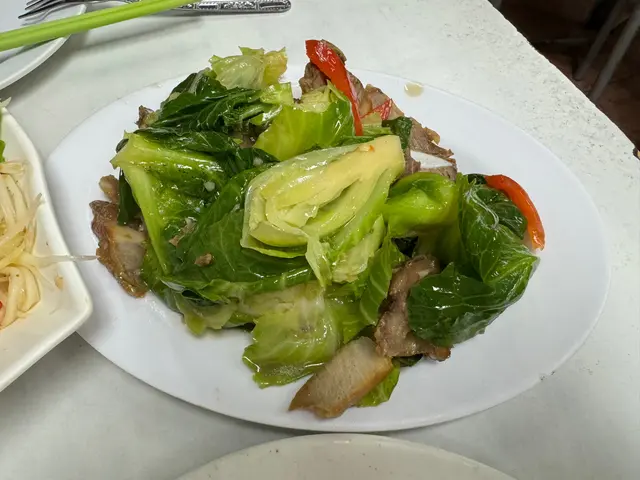 泰式燒肉炒椰菜苗