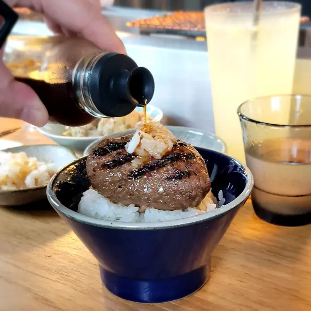 現刨的蘿蔔泥配自家製柚子醋