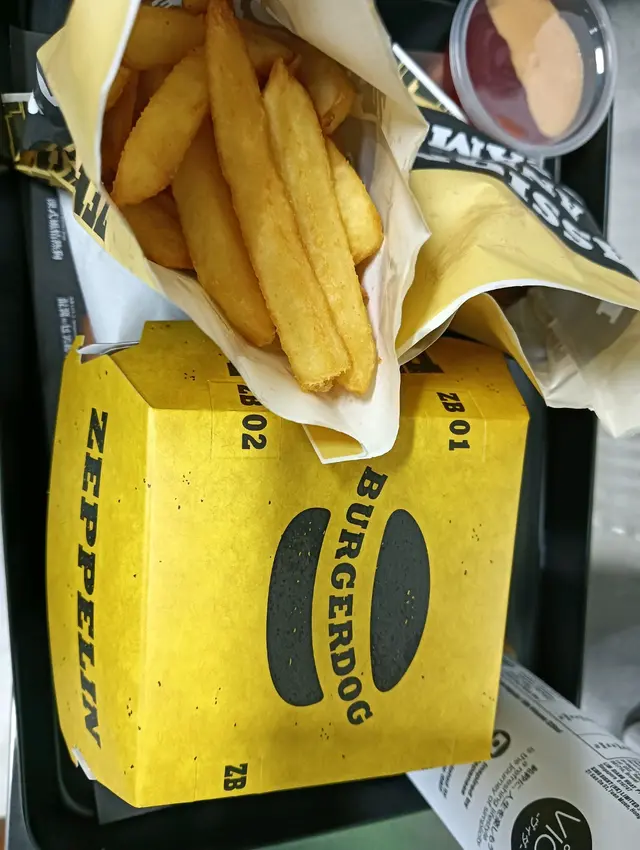 齊柏林Double 漢堡套餐