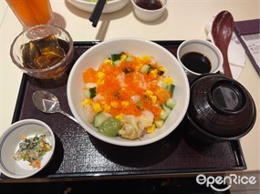 什錦刺身丼-穴子版（升級定食） - 沙田的丼丼屋