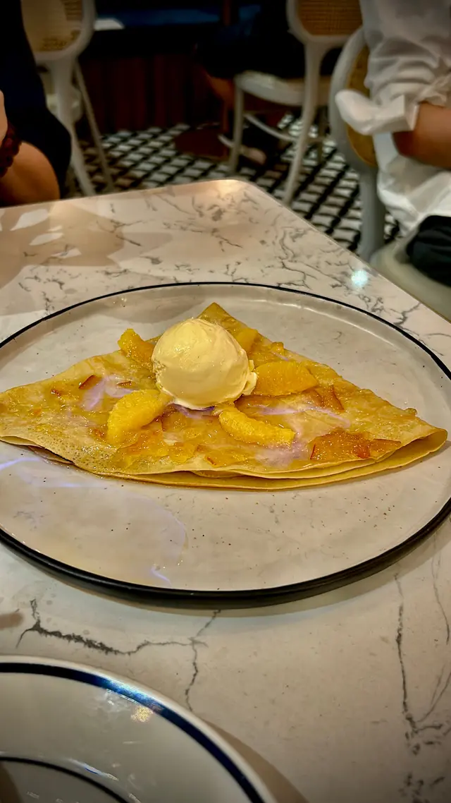 火焰橙酒可麗餅