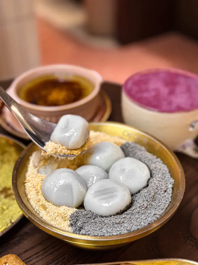 黑白配冰火湯圓刨冰