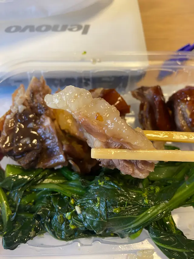 燒鵝勁肥，冇肉食
叉燒好嚡￼