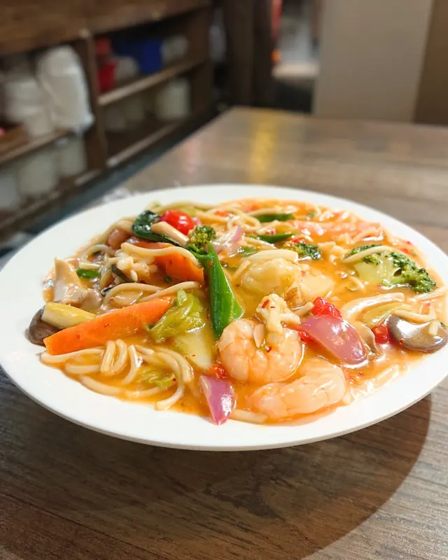 冬蔭公海鮮意粉