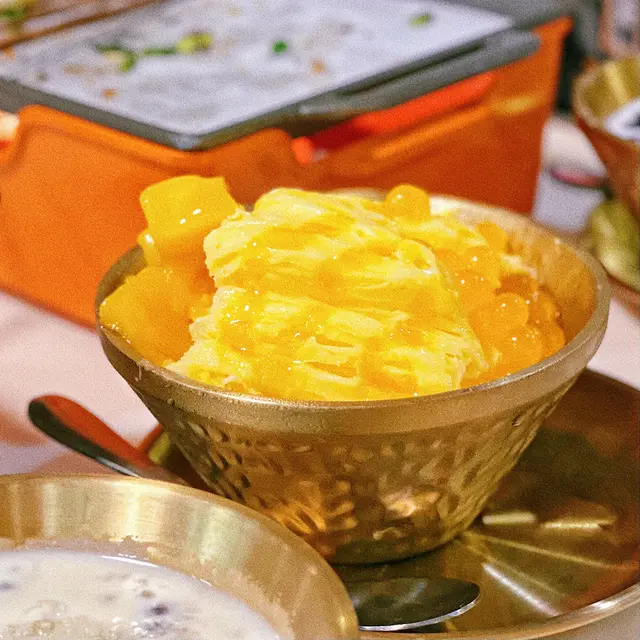 芒果綿綿冰清甜解膩,綿綿冰入口即化,降溫首選!