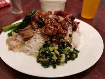 叉燒燒鴨飯