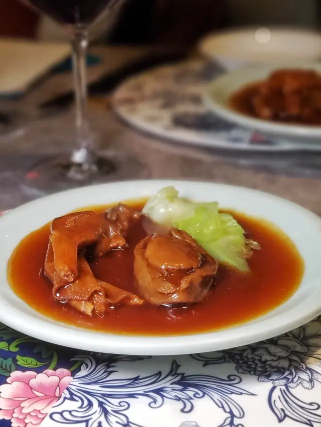 私房吉品溏心乾鮑魚·扣鵝掌