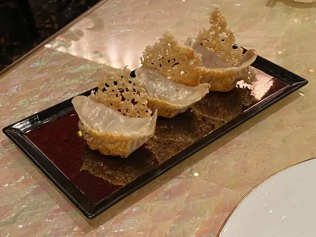 濃汁金菇和牛鍋貼