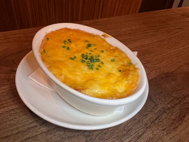 三色芝士焗帶子薯蓉