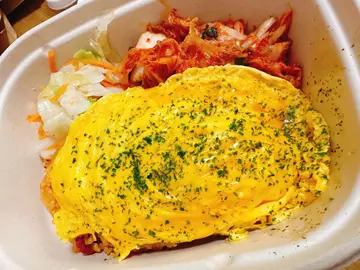 韩式泡菜蛋盖炒饭