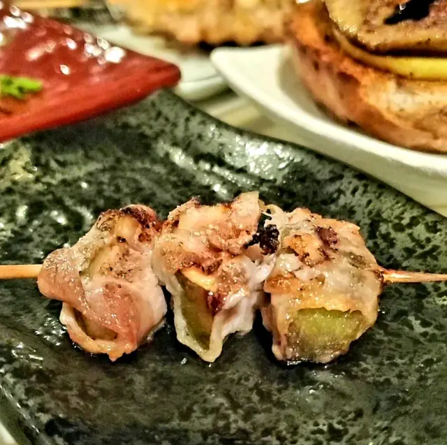 鹽燒豚肉無花果卷