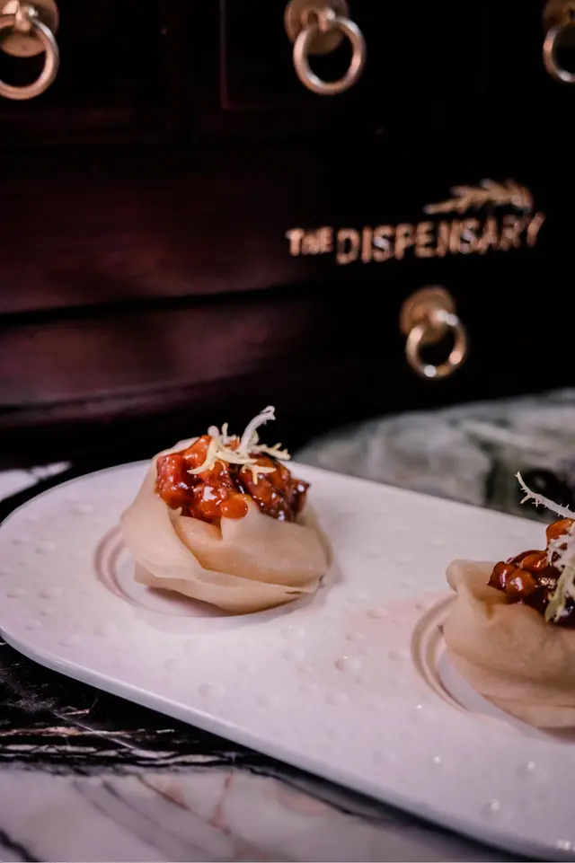 山楂叉燒脆雲吞