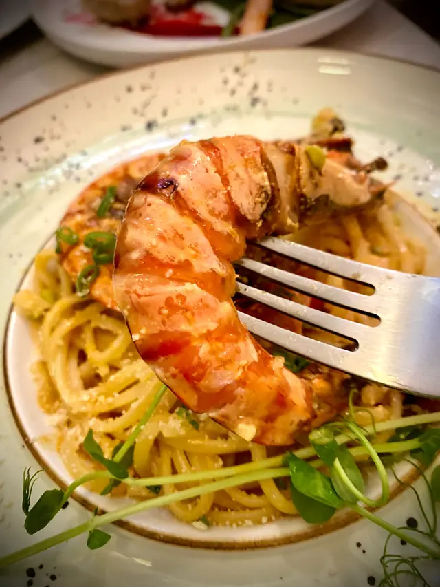 📌冬蔭功大蝦意粉