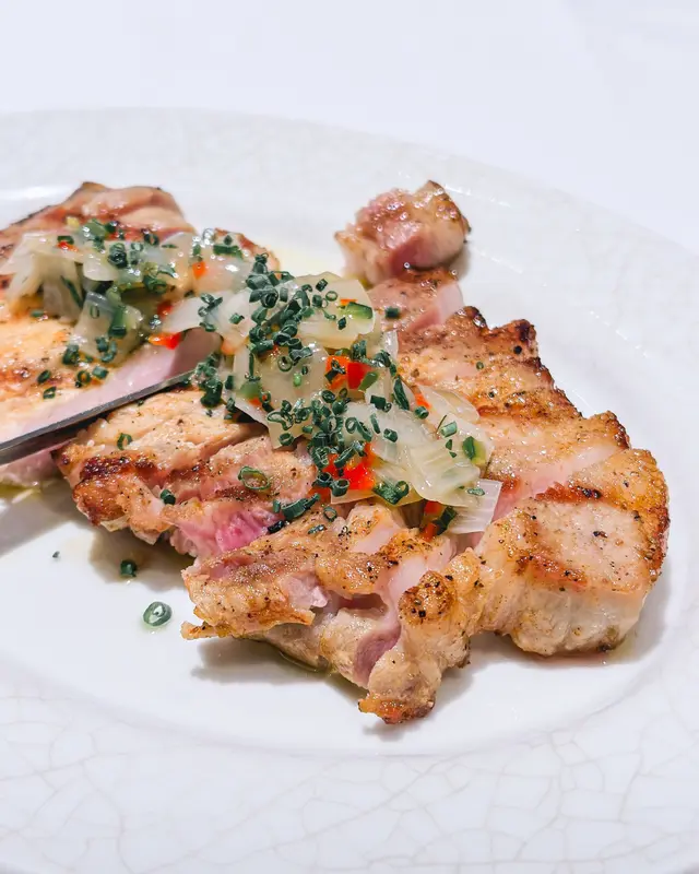 Sagabuta Pork with Chimichurri