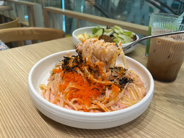 明太子蟹肉意粉