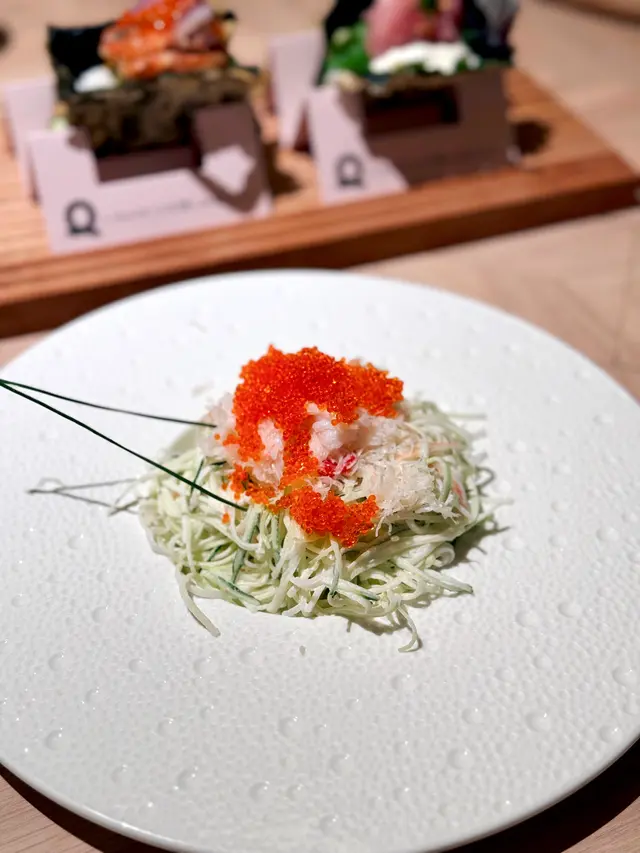 松葉蟹肉蟹籽沙律