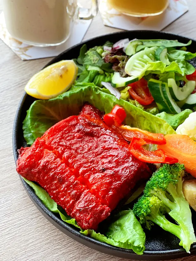 香料烤比目魚柳