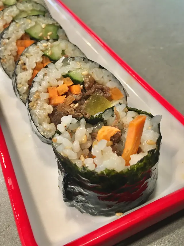 烤牛捲飯