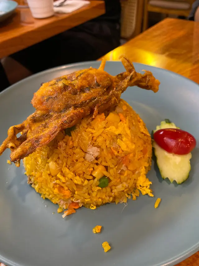 軟殼蟹‧蟹肉炒飯