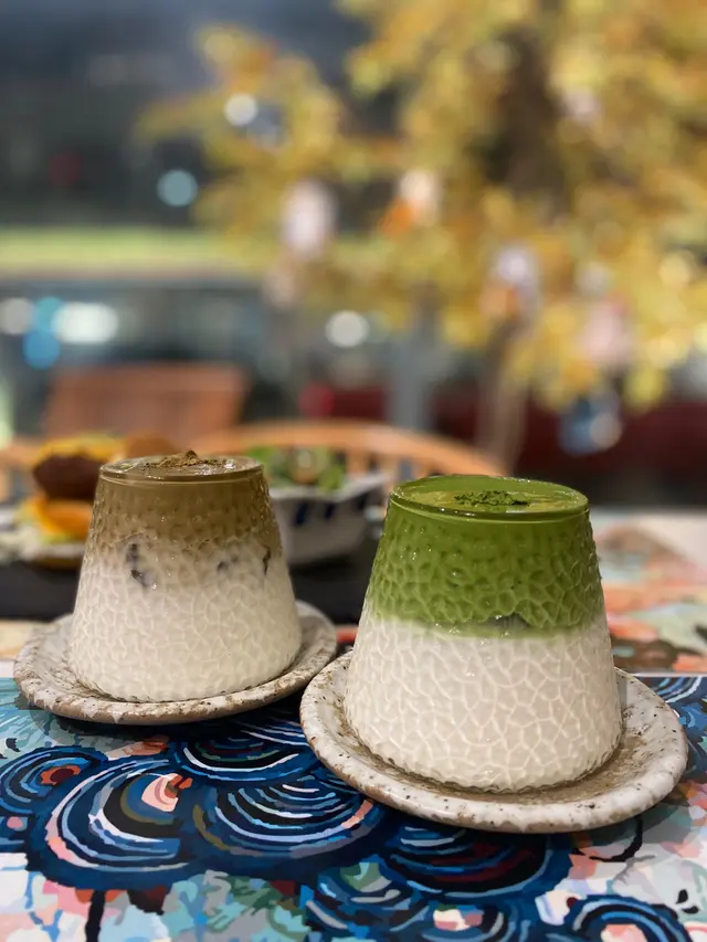 抹茶富士山，焙茶富士山