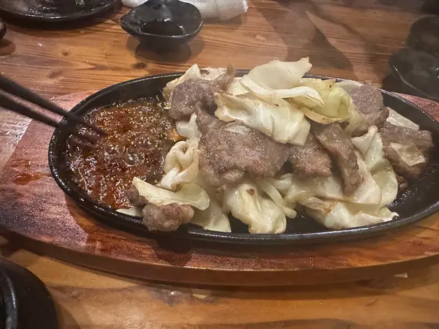 鐵板牛肉