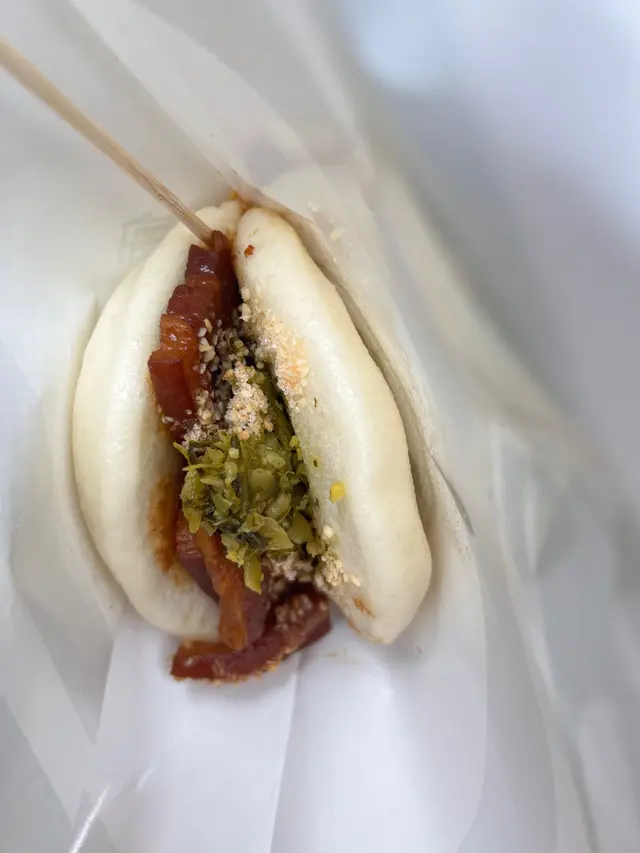 傳統刈包加柚子醬