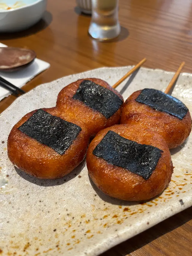 燒焦醬油年糕串
