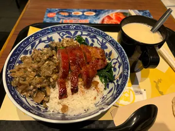 梅菜肉碎叉燒飯