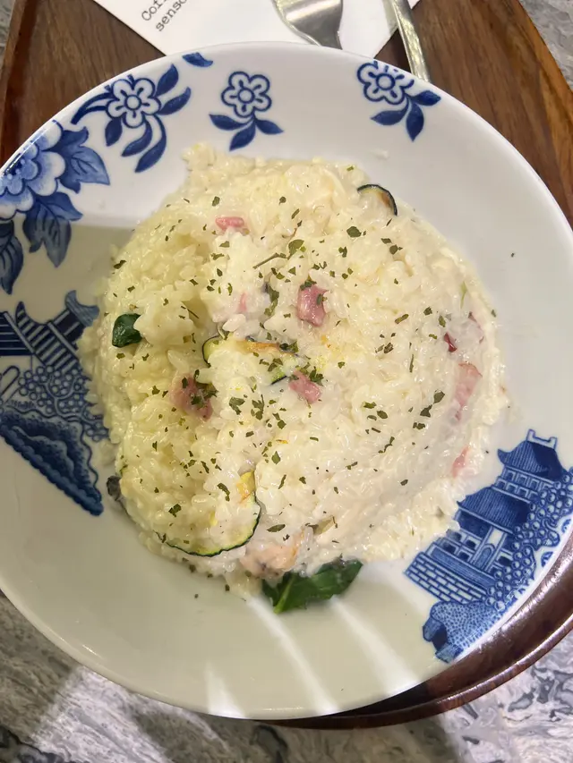 香煎日本蠔 煙肉 白酒忌廉汁 日本米意大利飯