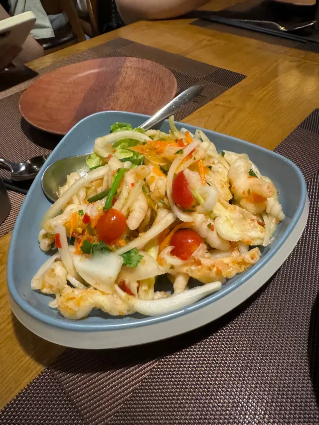 青木瓜鳳爪沙律