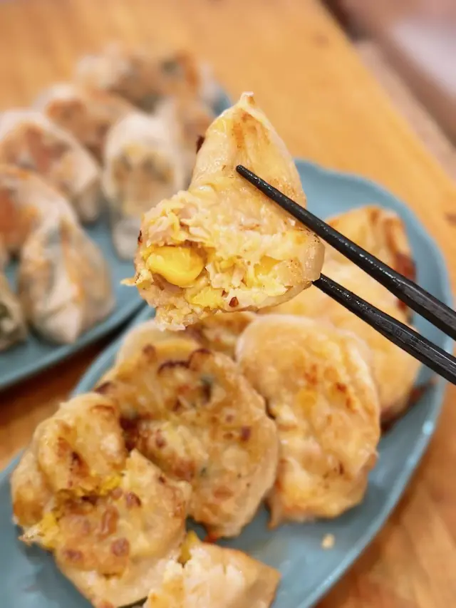 粟米芝士雞肉餃