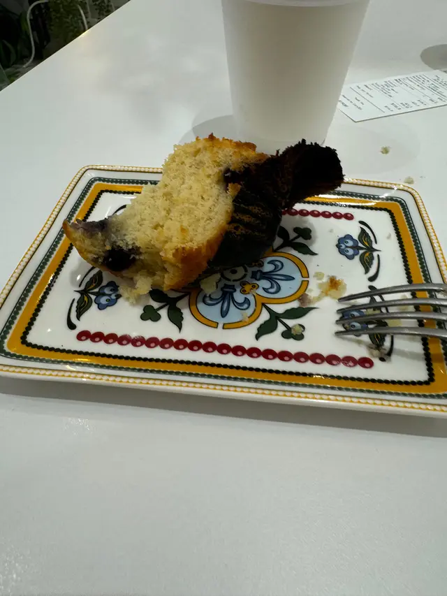 Cold Blueberry muffin