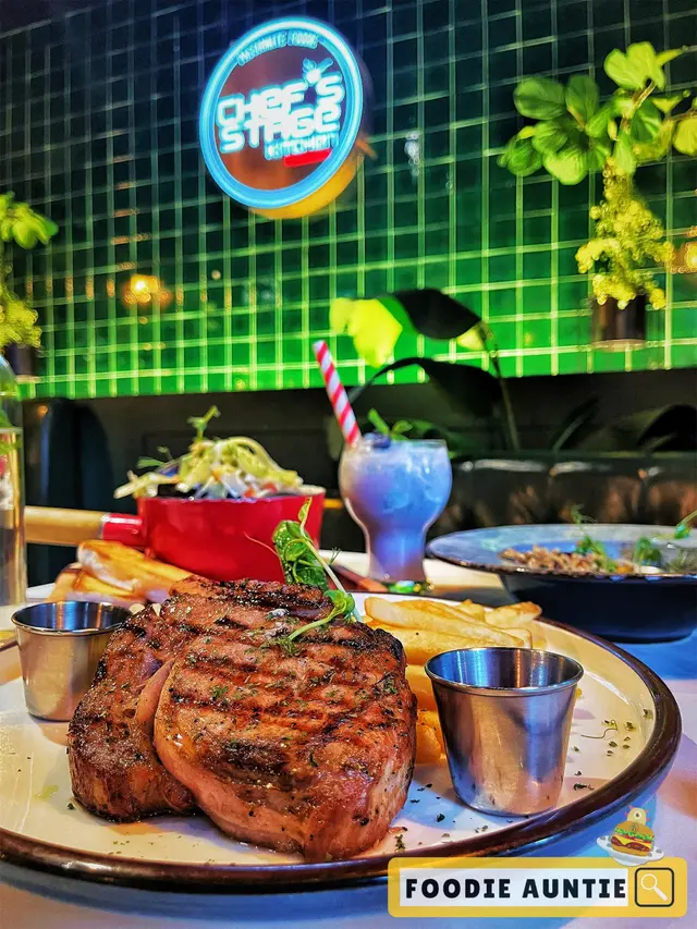 炭燒美國天然極黑厚切豬鞍扒