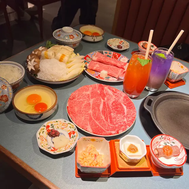 特上薩摩牛壽喜燒套餐