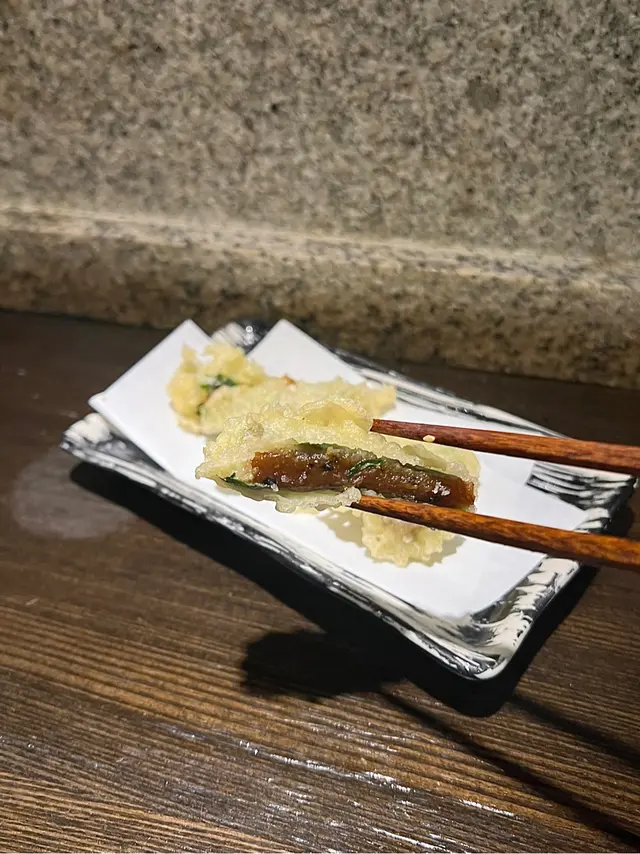 脆炸山形胡桃味噌大葉卷